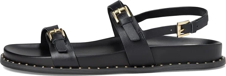 Kenneth Cole New York Drinity Women's Wedge Shoes Black Leather : 7 M, Leather/Rubber - Image 6