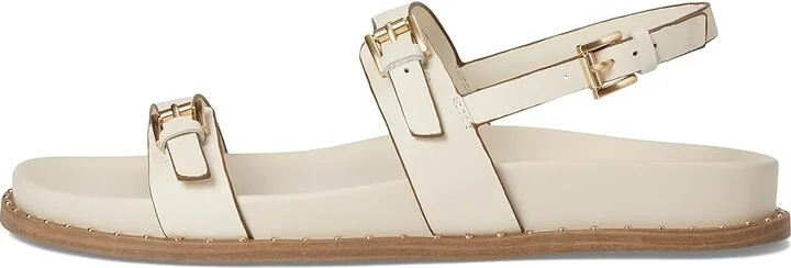 Kenneth Cole New York Drinity Women's Wedge Shoes Cream Leather : 7 M, Leather/Rubber - Image 6