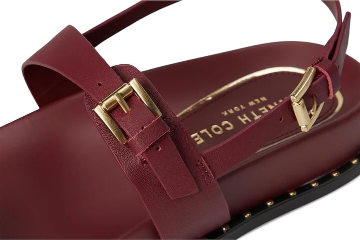 Kenneth Cole New York Drinity Women's Wedge Shoes Dark Red Leather : 8 M, Leather/Rubber - Image 7