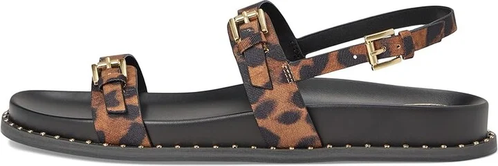 Kenneth Cole New York Drinity Women's Wedge Shoes Leopard Fabric : 9.5 M, Leather/Rubber - Image 6