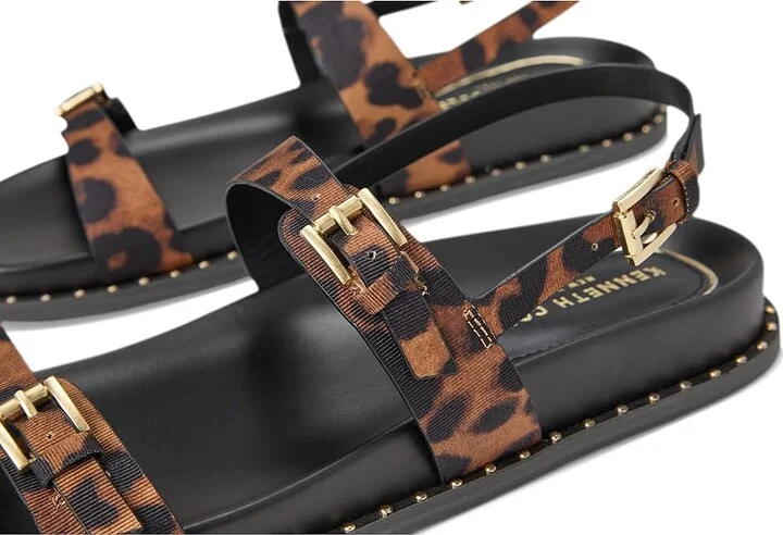 Kenneth Cole New York Drinity Women's Wedge Shoes Leopard Fabric : 9.5 M, Leather/Rubber - Image 7