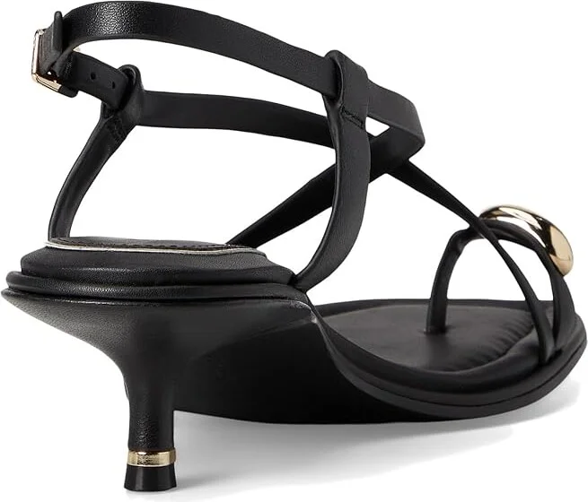 Kenneth Cole New York Geala Women's Sandals Black Leather : 7.5 M, Leather/Rubber - Image 4