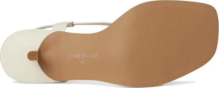 Kenneth Cole New York Geala Women's Sandals Cream Leather : 7.5 M, Leather/Rubber - Image 3