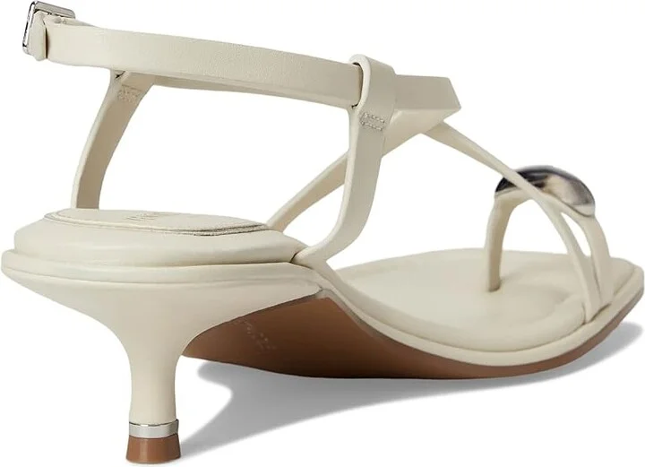 Kenneth Cole New York Geala Women's Sandals Cream Leather : 7.5 M, Leather/Rubber - Image 4