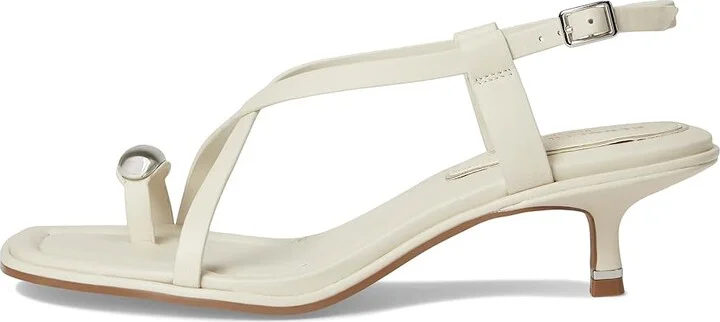 Kenneth Cole New York Geala Women's Sandals Cream Leather : 7.5 M, Leather/Rubber - Image 6