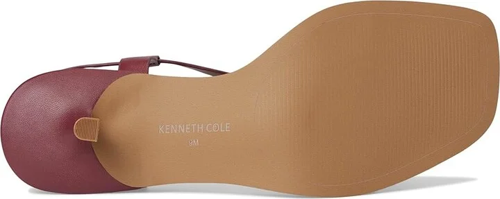 Kenneth Cole New York Geala Women's Sandals Dark Red Leather : 5.5 M, Leather/Rubber - Image 3