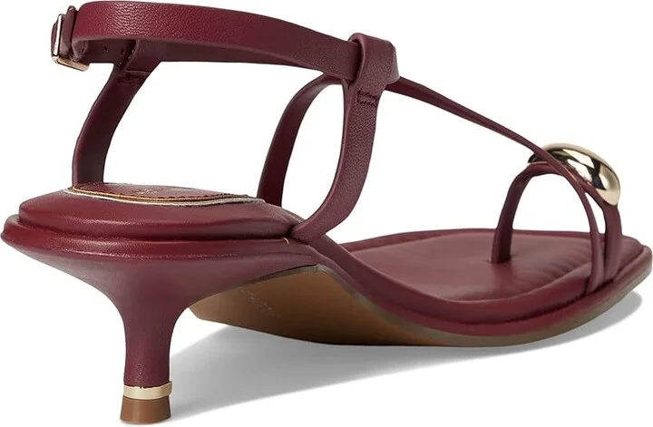 Kenneth Cole New York Geala Women's Sandals Dark Red Leather : 5.5 M, Leather/Rubber - Image 4