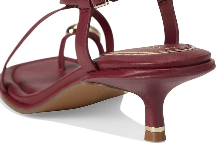 Kenneth Cole New York Geala Women's Sandals Dark Red Leather : 5.5 M, Leather/Rubber - Image 7