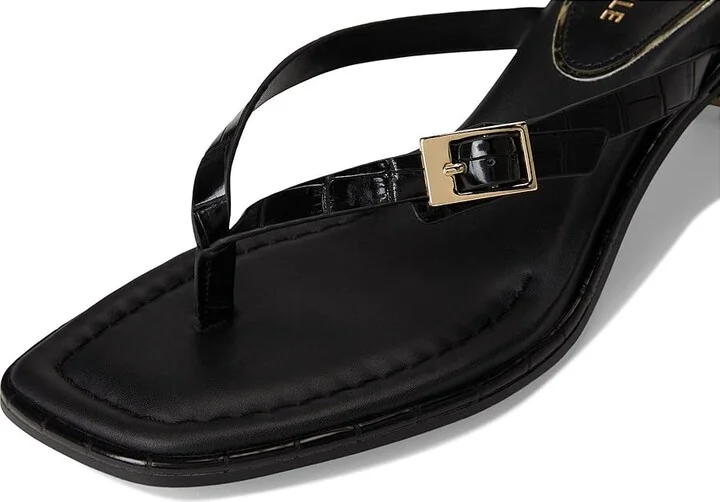 Kenneth Cole New York Gillie Women's Sandals Black Croco : 7 M, Leather/Rubber - Image 7