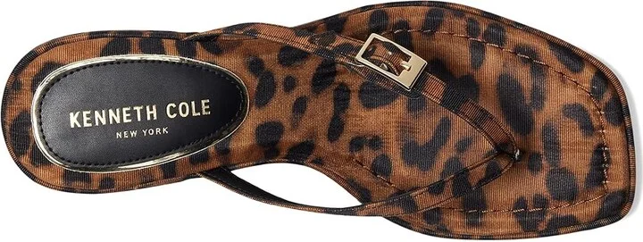 Kenneth Cole New York Gillie Women's Sandals Leopard Fabric : 6 M, Leather/Rubber - Image 2