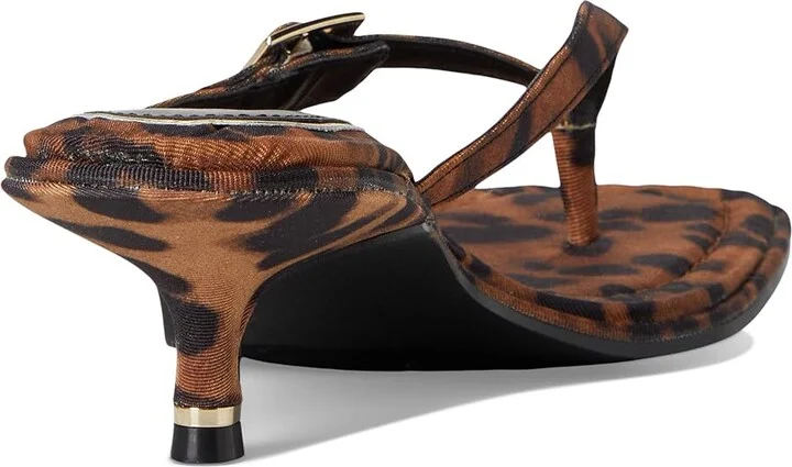 Kenneth Cole New York Gillie Women's Sandals Leopard Fabric : 6 M, Leather/Rubber - Image 4