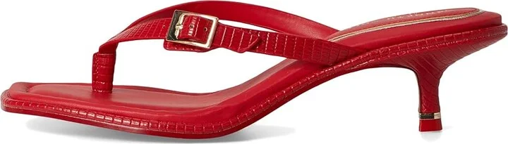 Kenneth Cole New York Gillie Women's Sandals Red Lizard : 5.5 M, Leather/Rubber - Image 6