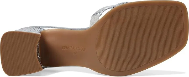 Kenneth Cole New York Harper Women's Sandals Silver Snake : 7.5 M, Leather - Image 3