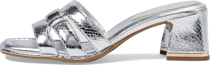 Kenneth Cole New York Harper Women's Sandals Silver Snake : 7.5 M, Leather - Image 5