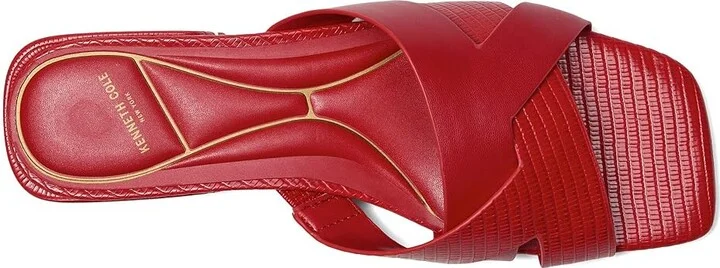 Kenneth Cole New York Issa Women's Wedge Shoes Red Lizard : 9 M, Leather - Image 2