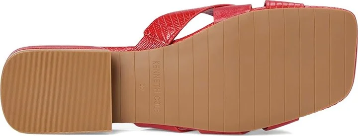 Kenneth Cole New York Issa Women's Wedge Shoes Red Lizard : 9 M, Leather - Image 3