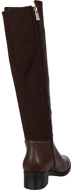Kenneth Cole New York Levon Boot Women's Zip Boots Chocolate Leather : 5.5 M - Image 4