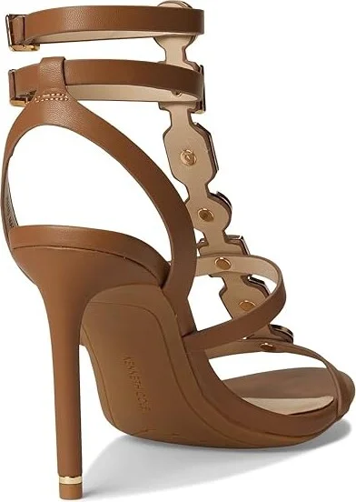 Kenneth Cole New York Lilath Women's Dress Sandals Brown : 9 M, Synthetic - Image 4