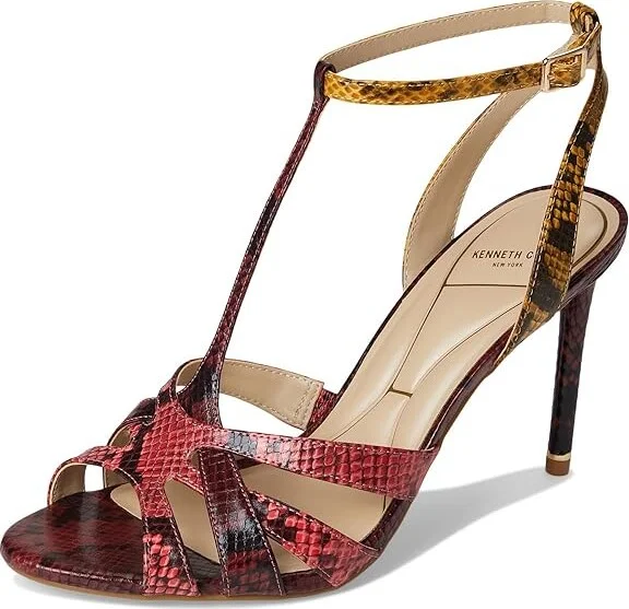 Kenneth Cole New York Liona Women's Sandals Postal Snake : 10 M, Faux Leather - Image 5