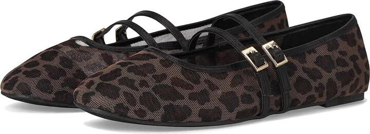 Kenneth Cole New York Mackenzie Women's Shoes Leopard Mesh : 9 M, Leather/Mesh