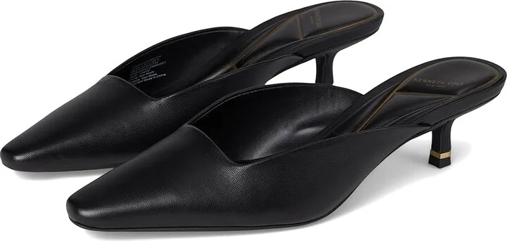 Kenneth Cole New York Margo High Women's Heels Black Leather : 5 M, Leather/Rubber