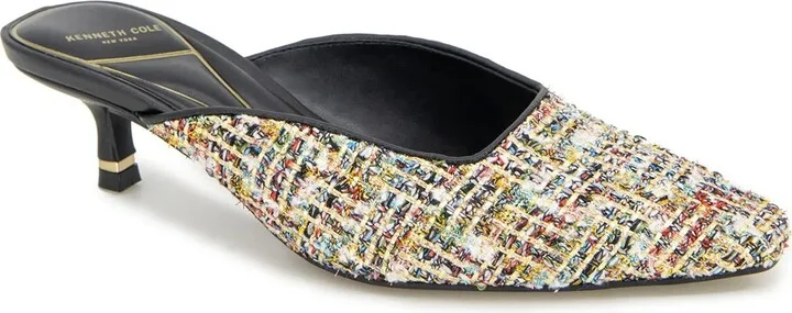 Grey/Multicolor Tweed Print