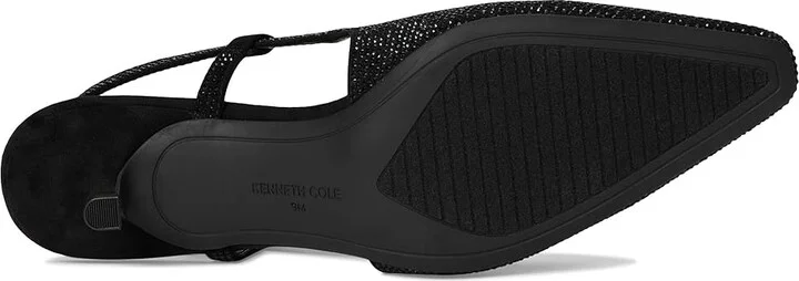 Kenneth Cole New York Martha Crystals High Women's Heels Black/Black Micro : 9.5 M, Leather - Image 3