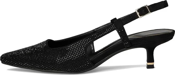 Kenneth Cole New York Martha Crystals High Women's Heels Black/Black Micro : 9.5 M, Leather - Image 6