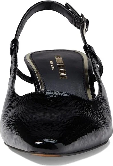 Kenneth Cole New York Martha Women's Shoes Black Crinkle Patent : 5.5 M, Leather - Image 2