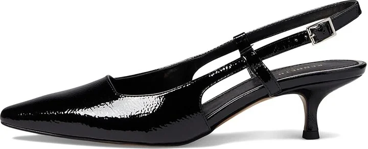 Kenneth Cole New York Martha Women's Shoes Black Crinkle Patent : 5.5 M, Leather - Image 5