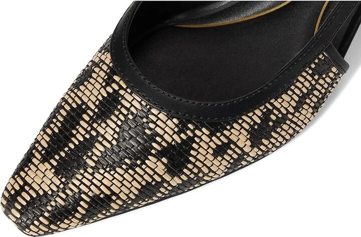 Kenneth Cole New York Martha Women's Shoes Natural/Black Raffia : 5.5 M, Leather - Image 7