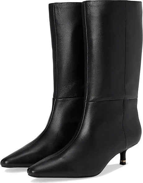 Kenneth Cole New York Meryl Women's Boots Black Leather : 9 M, Leather/Rubber