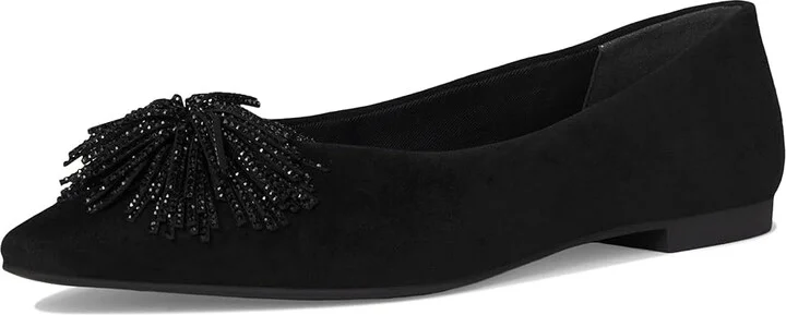 Kenneth Cole New York Natasha Women's Flat Shoes Black Suede : 8.5 M, Leather/Rubber/Suede - Image 5