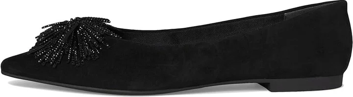 Kenneth Cole New York Natasha Women's Flat Shoes Black Suede : 8.5 M, Leather/Rubber/Suede - Image 6