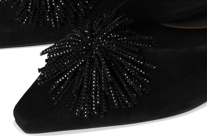 Kenneth Cole New York Natasha Women's Flat Shoes Black Suede : 8.5 M, Leather/Rubber/Suede - Image 7