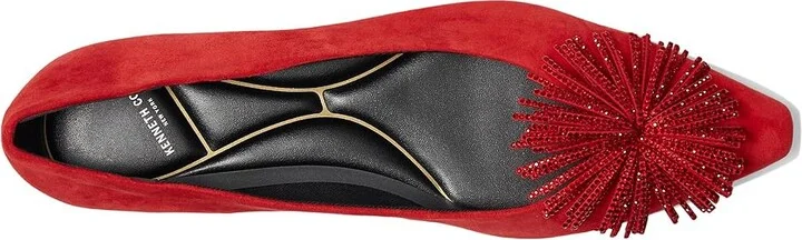 Kenneth Cole New York Natasha Women's Flat Shoes Fuego Suede : 6.5 M, Leather/Rubber/Suede - Image 2
