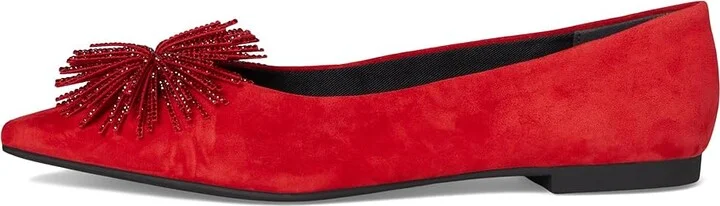 Kenneth Cole New York Natasha Women's Flat Shoes Fuego Suede : 6.5 M, Leather/Rubber/Suede - Image 6