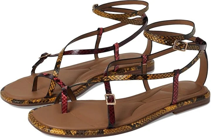 Kenneth Cole New York Paros Women's Dress Sandals Postal Snake : 7 M, Faux Leather