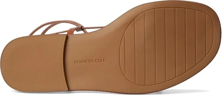 Kenneth Cole New York Paros Women's Dress Sandals Tan : 8 M, Faux Leather - Image 3