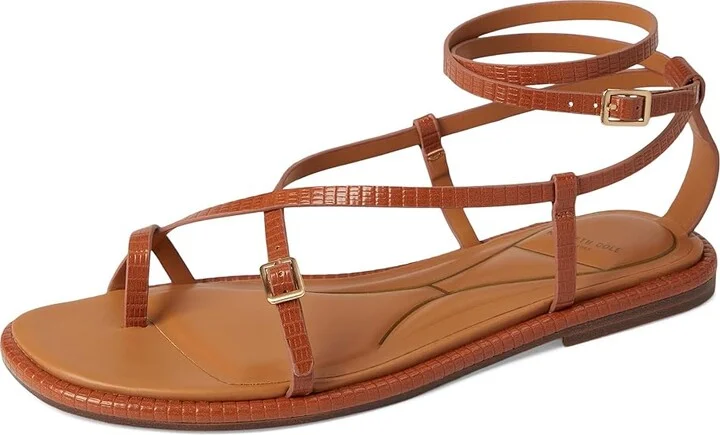 Kenneth Cole New York Paros Women's Dress Sandals Tan : 8 M, Faux Leather - Image 5