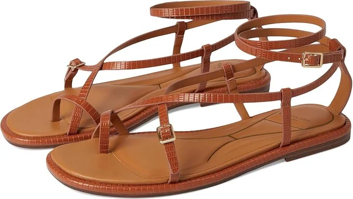 Kenneth Cole New York Paros Women's Dress Sandals Tan : 8 M, Faux Leather