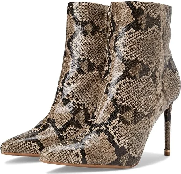 Kenneth Cole New York Quincy Women's Boots Taupe Snake : 8 M, Leather