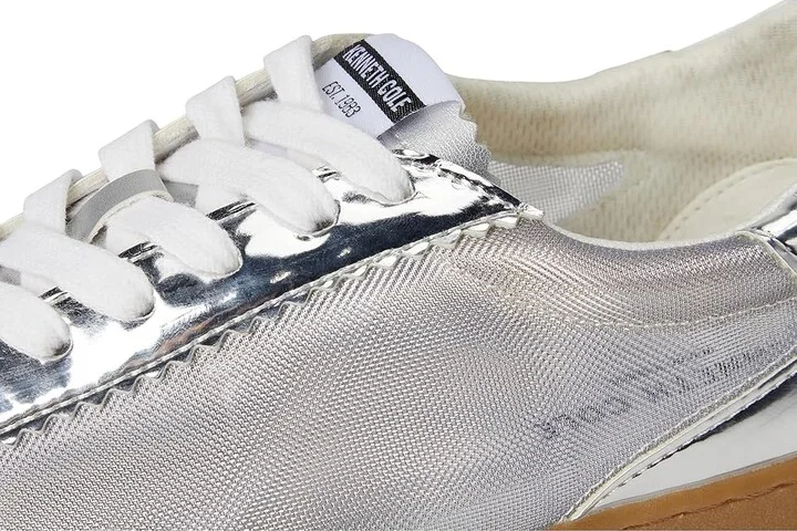 Kenneth Cole New York Sam Women's Shoes Silver Mesh : 7 M, Leather/Synthetic - Image 7