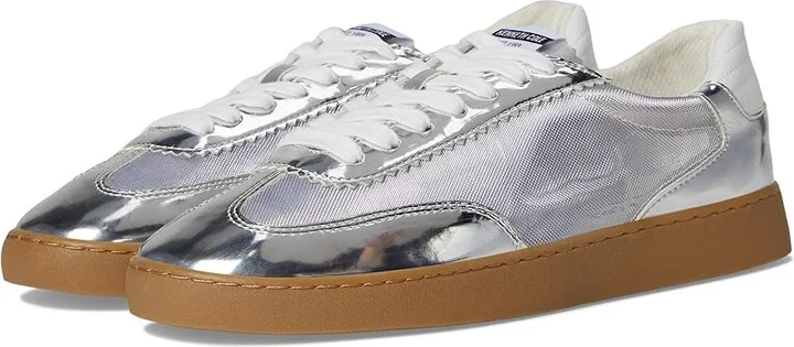 Kenneth Cole New York Sam Women's Shoes Silver Mesh : 7 M, Leather/Synthetic