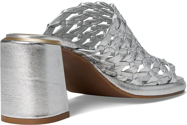 Kenneth Cole New York Solara Women's Wedge Shoes Silver Leather : 7.5 M, Synthetic - Image 4