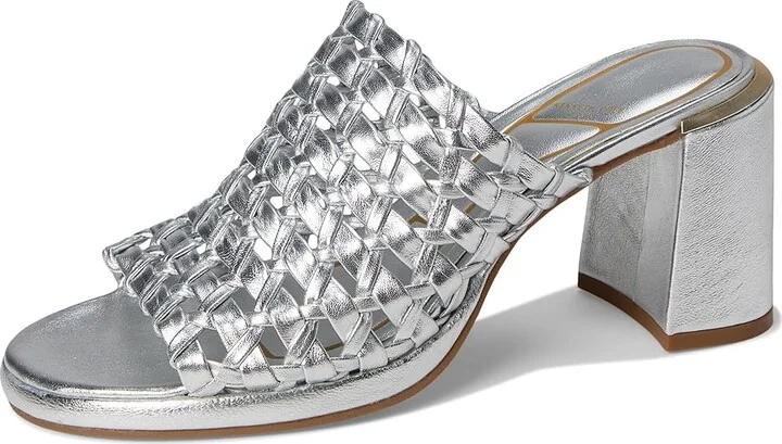 Kenneth Cole New York Solara Women's Wedge Shoes Silver Leather : 7.5 M, Synthetic - Image 5