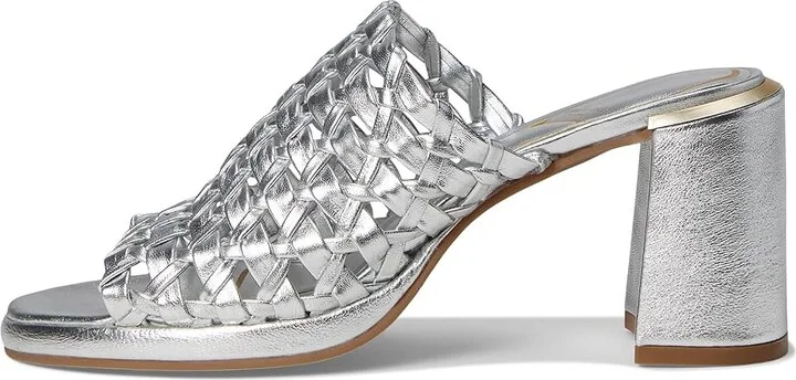 Kenneth Cole New York Solara Women's Wedge Shoes Silver Leather : 7.5 M, Synthetic - Image 6
