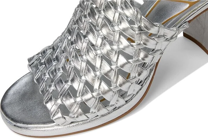 Kenneth Cole New York Solara Women's Wedge Shoes Silver Leather : 7.5 M, Synthetic - Image 7