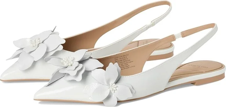 Kenneth Cole New York Tayla Women's Shoes White Patent : 9.5 M, Leather
