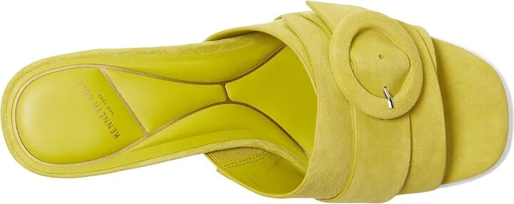 Kenneth Cole New York Valentina Women's Dress Sandals Chartreuse Suede : 6.5 M, Leather - Image 2
